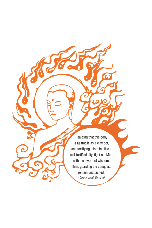 Serene Style, Timeless Comfort - Buddha Quote Oversized T-Shirt verse 40