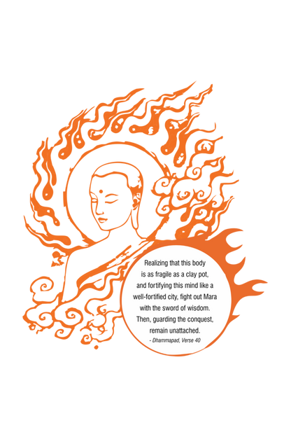 Serene Style, Timeless Comfort - Buddha Quote Oversized T-Shirt verse 40