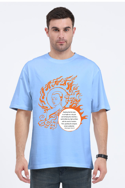Serene Style, Timeless Comfort - Buddha Quote Oversized T-Shirt verse 40