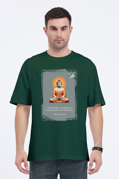 Serene Style, Timeless Comfort - Buddha Quote Oversized T-Shirt verse 43